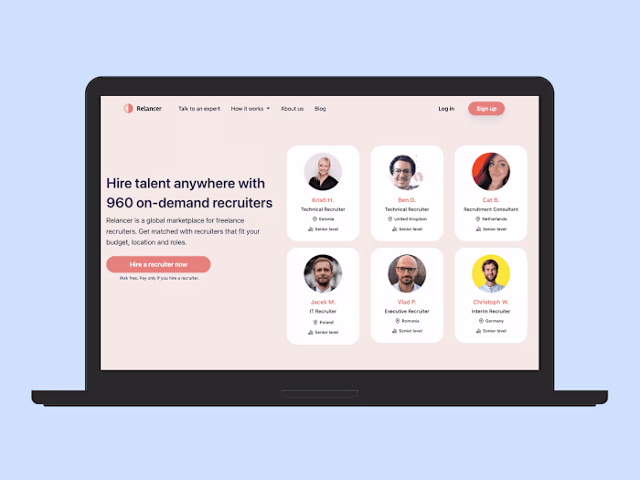 Landing Page Copy | Recruitment Marketplace 