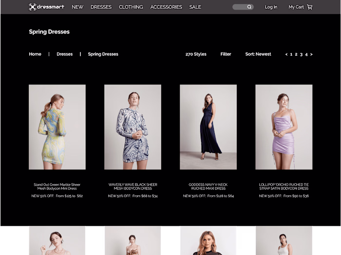 DressSmart (E-Commerce Website With AI Integration)