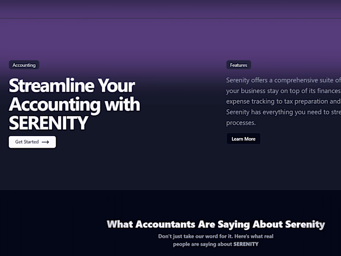 Minimalist software accounting app