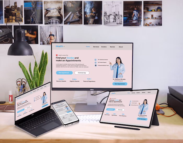 Doctor Appointment Website Design