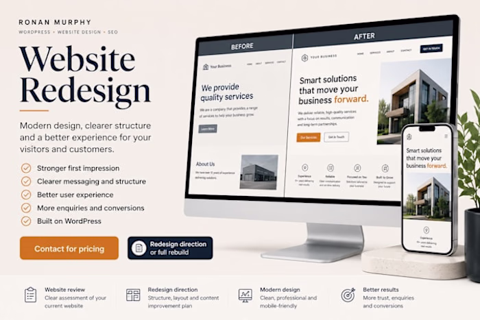 WordPress Homepage Redesign