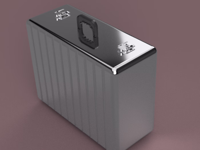 Modern Hard-Shell Briefcase Concept Design
Designed