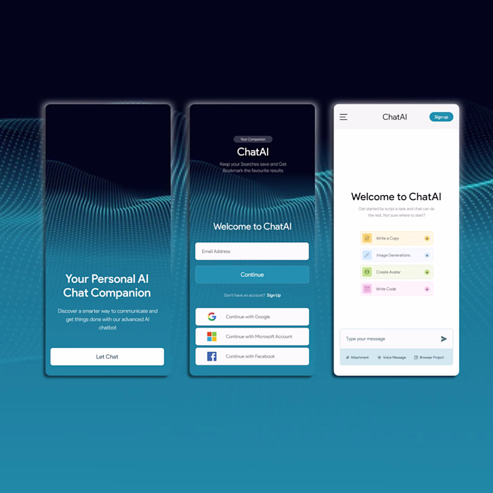 AI Chat App UI – Seamless & Modern User Experience