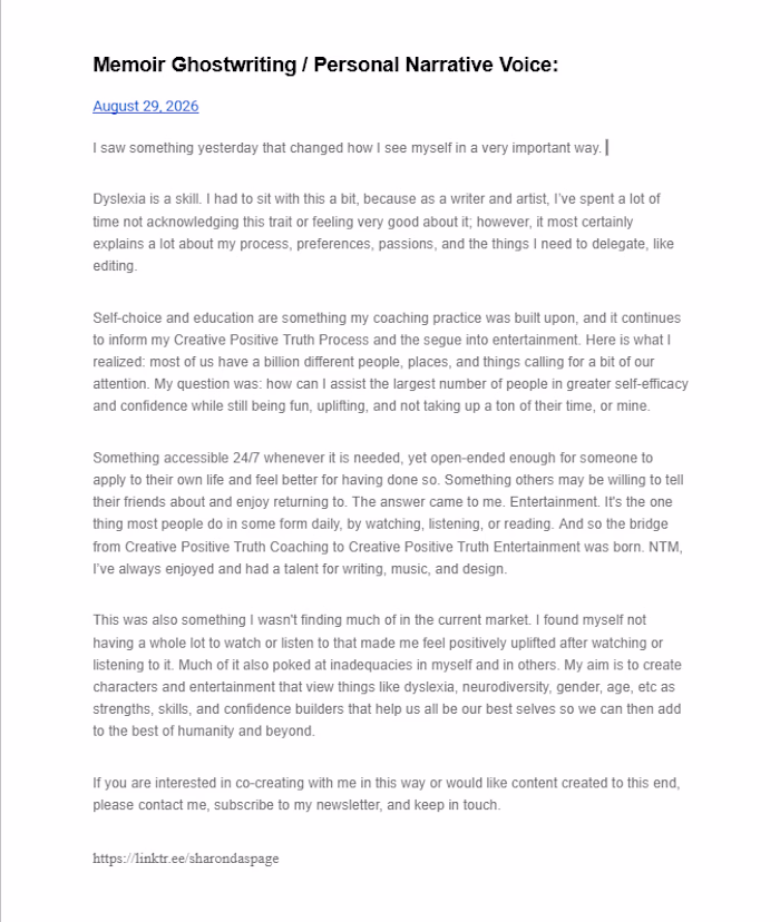 Content Writing (Spiritual / Self-Help