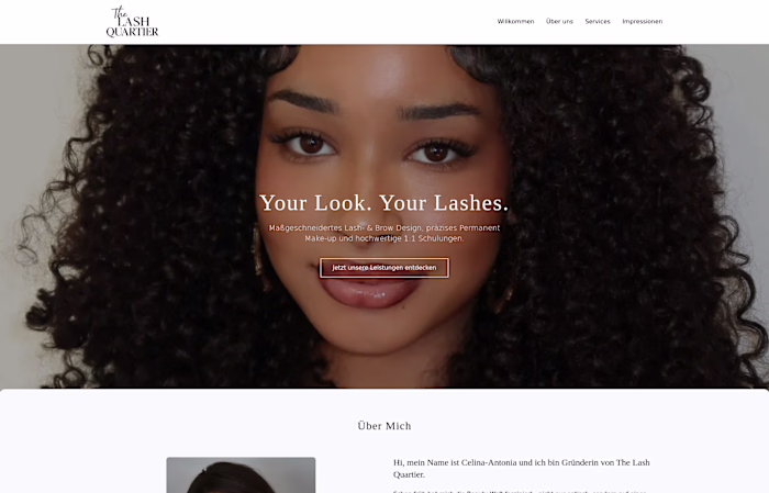 The Lash Quartier – Premium Beauty Website