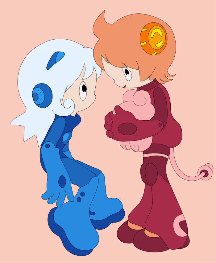 Y2K Twin Robo Buddies