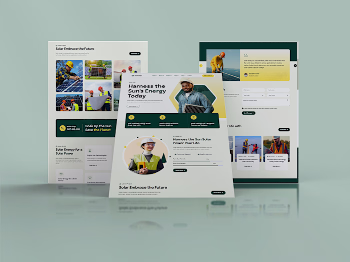 Here is my newly website design for solar energy company