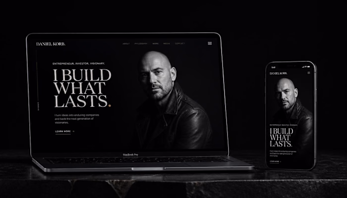 Webflow Personal Authority Website —