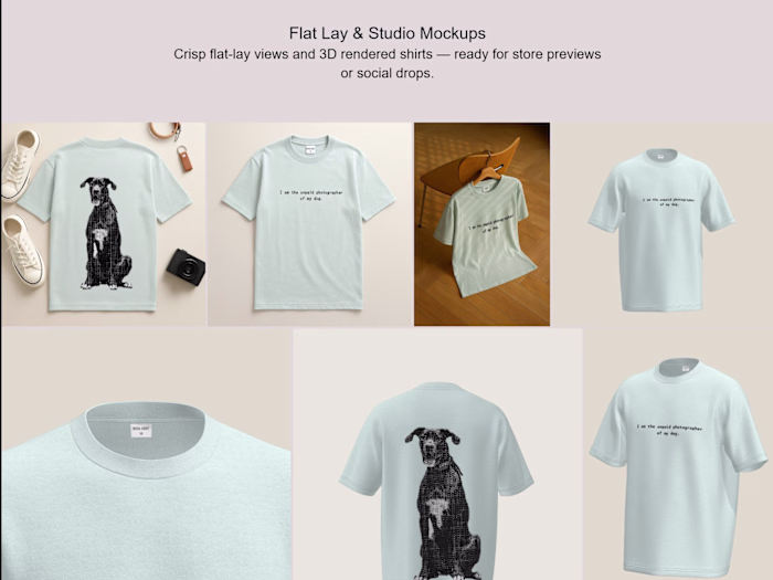 Virtual T-Shirts | CLO 3D | Blender | AI