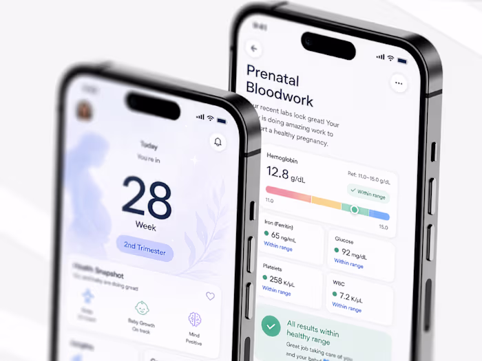 Prenatal Health App UX Design