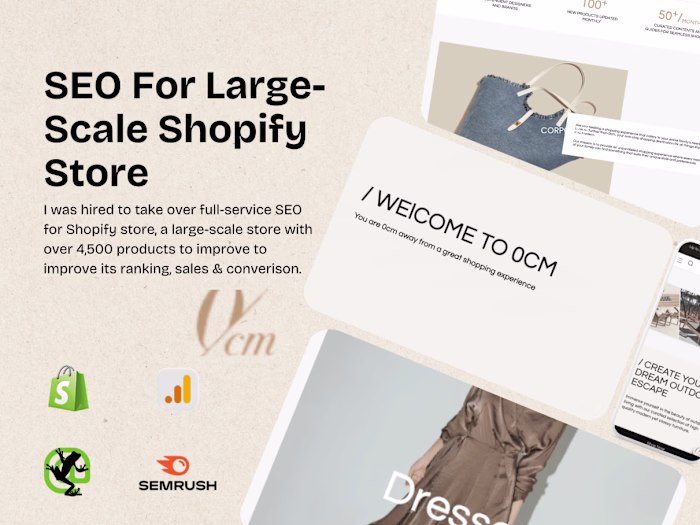 Ongoing SEO Optimization For Large-Scale Shopify Store