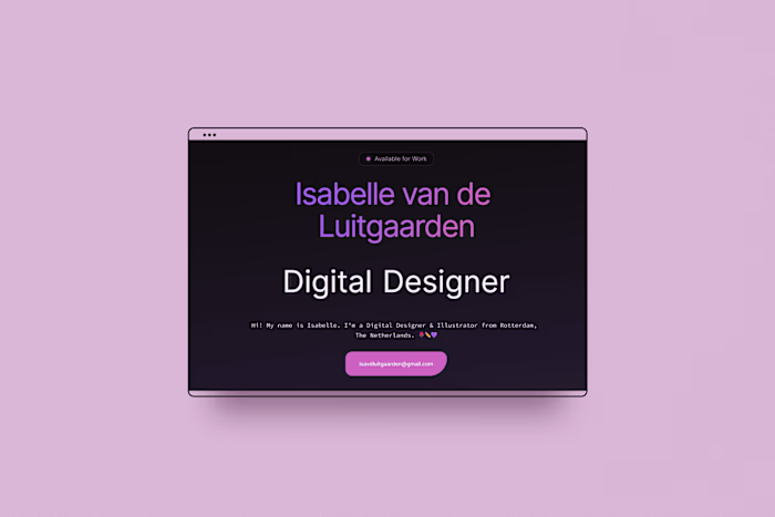 My Portfolio ✨
