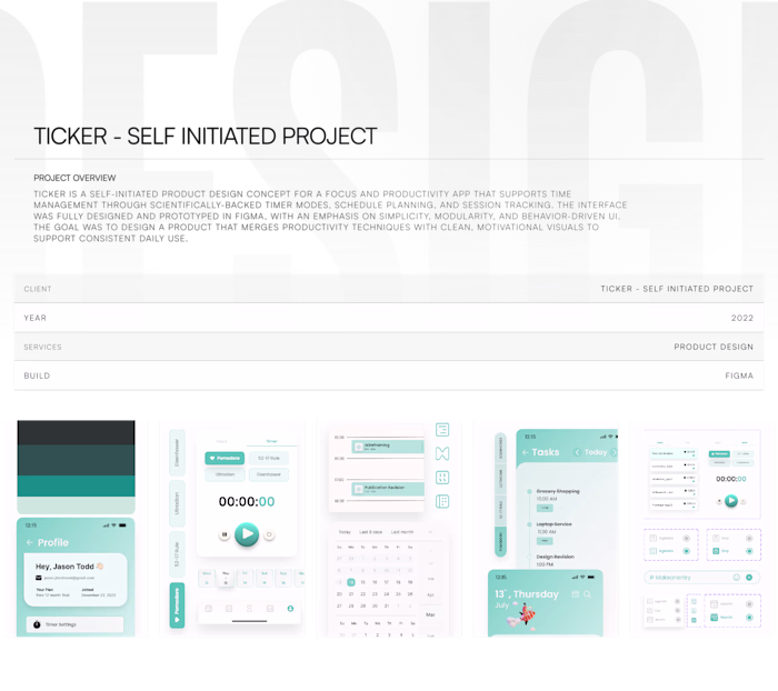 Ticker - Self Initiated Project