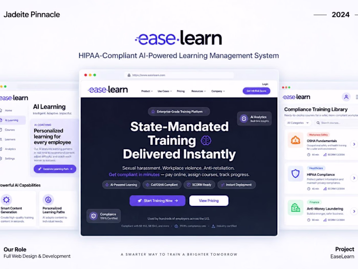 EaseLearn | AI Learning & Compliance Training Platform
