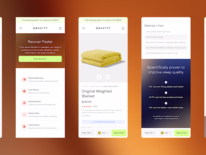 Gravity Site Redesign