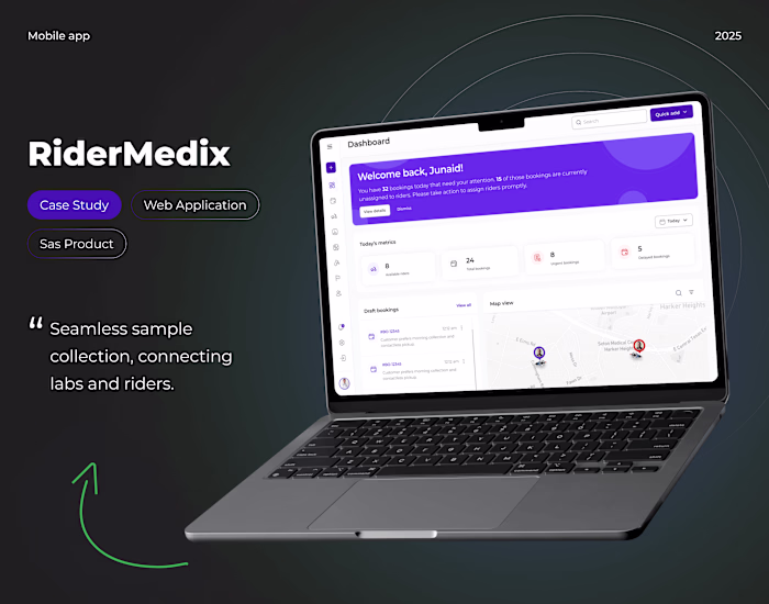 Healthcare SaaS Web Application UI/UX Design