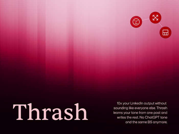 Thrash - hero section redesign in Figma