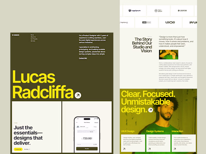 Personal Portfolio Site Design