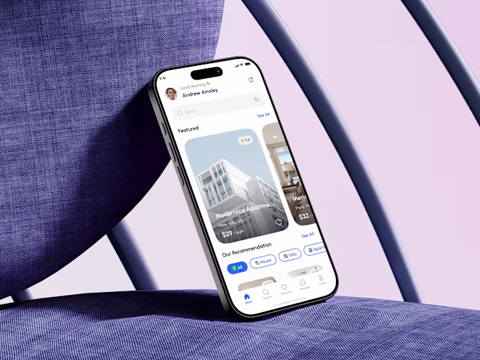 Real Estate Mobile App Design