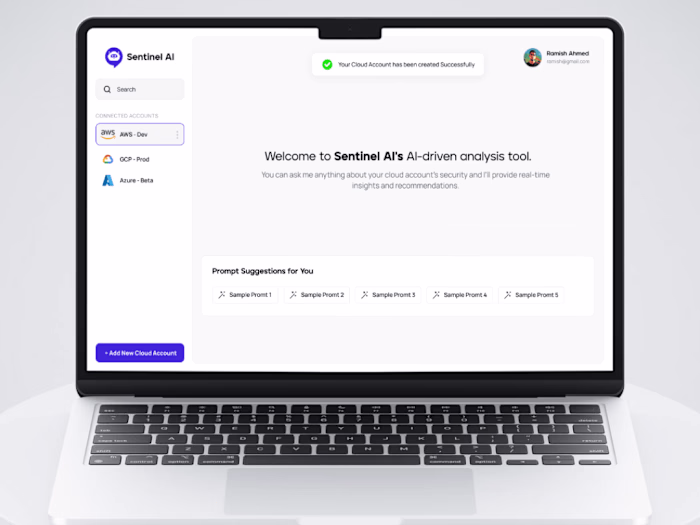 Sentinel AI - AI chatbot for cloud security