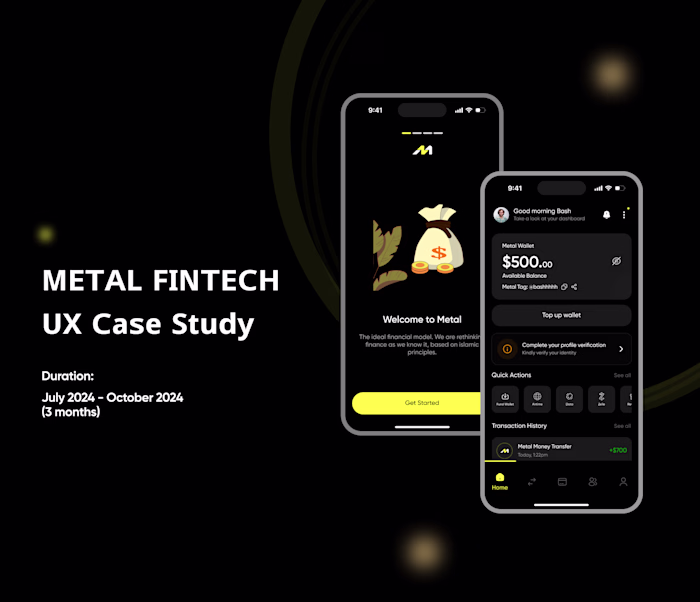Metal UX Case Study