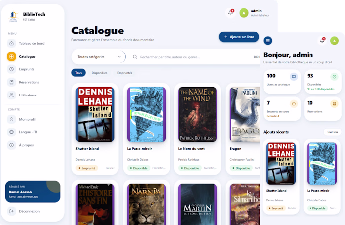 BiblioTech | Java Library Management System