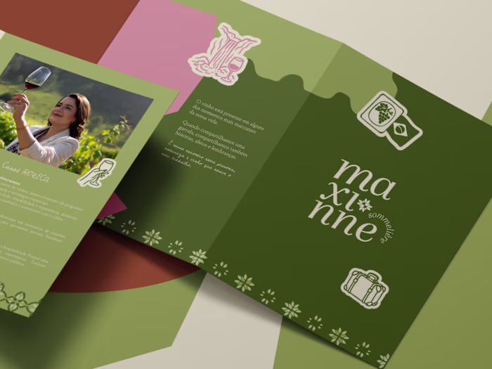 Maxinne Dias | Wine Brand Identity for a Sommelier