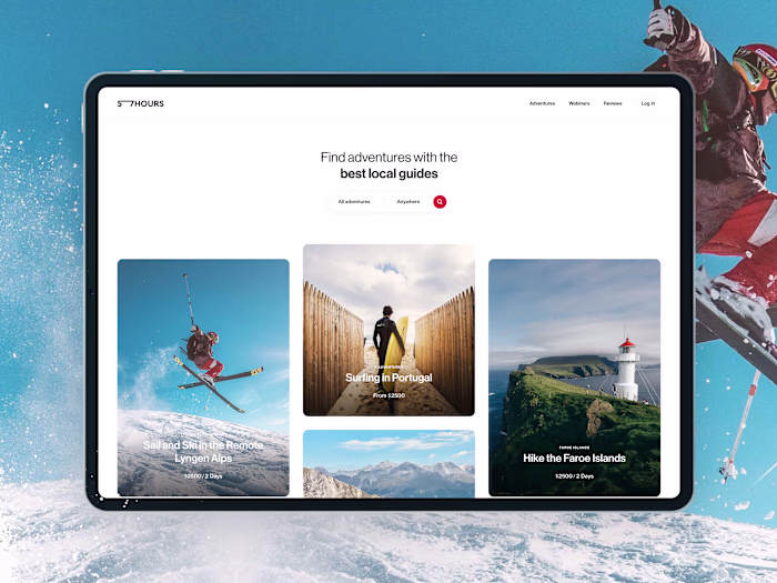57hours Front-End Redesign Project