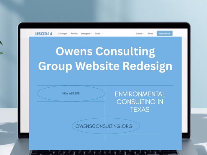 Website redesign for Owens Consulting Group LLC