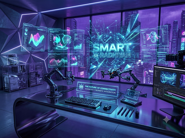 This project showcases a futuristic,