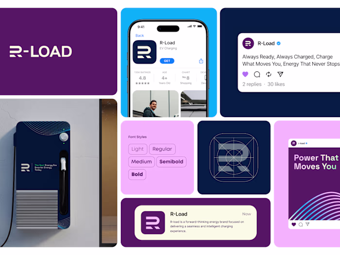EV Charging Brand Identity - R-Load