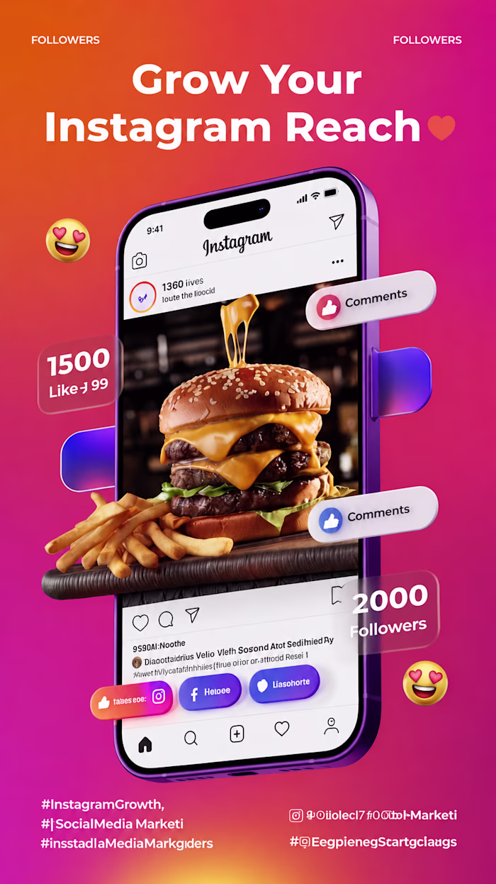 A bold and modern Instagram