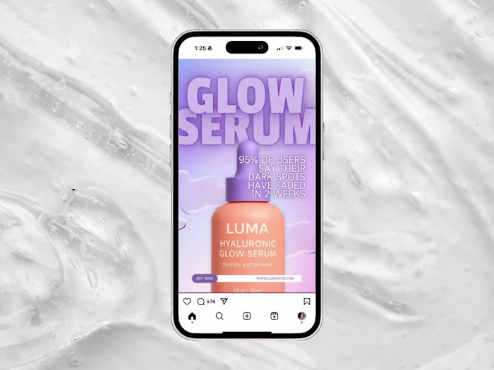Serum Product Launch Ad Strategy