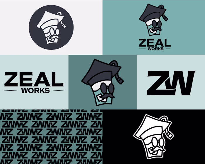Zeal Works - Mascot Logo Design