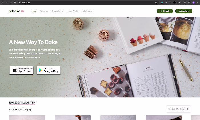 Rebake | Mobile Marketplace Platform