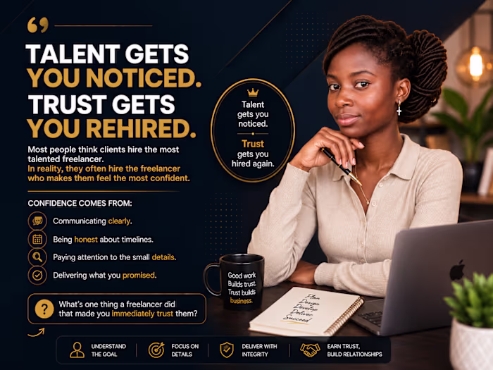 Most people think clients hire