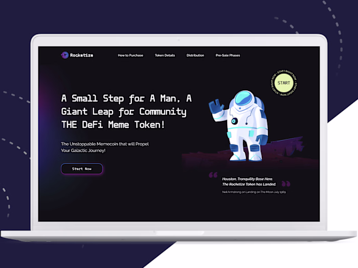 Landing page UI/UX desing