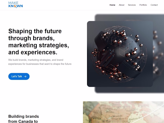 Web Development For A Branding And Marketing Agency