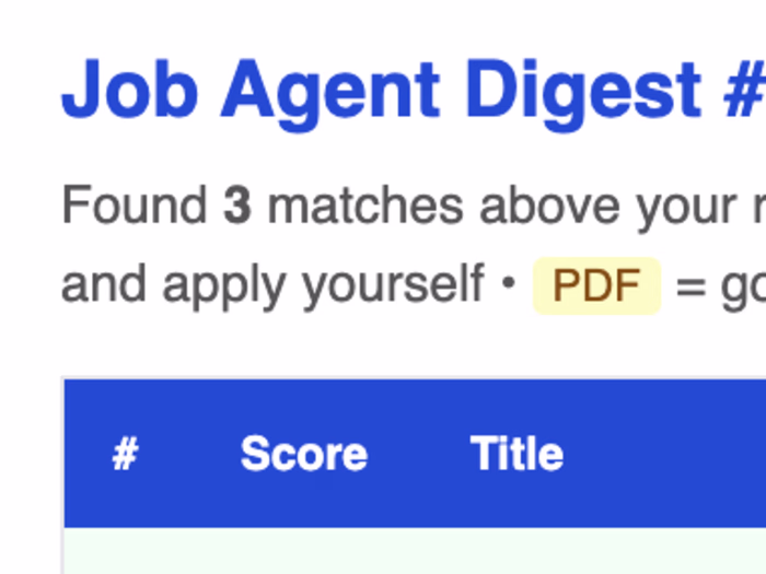 Job Application Agent