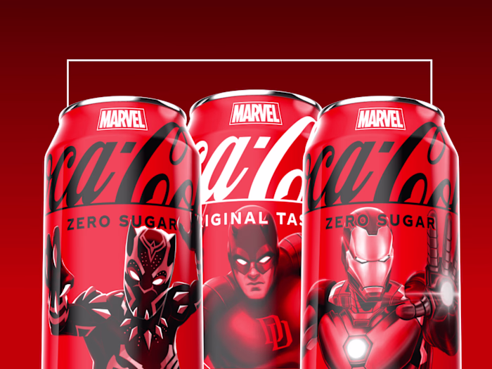 A Marvel and Coca-Cola Augmented Reality (AR) Experience