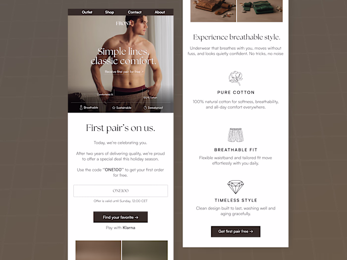 Front - Email Campaign