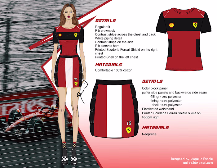 Design: Scuderia F1 Ferrari Fit Inspired