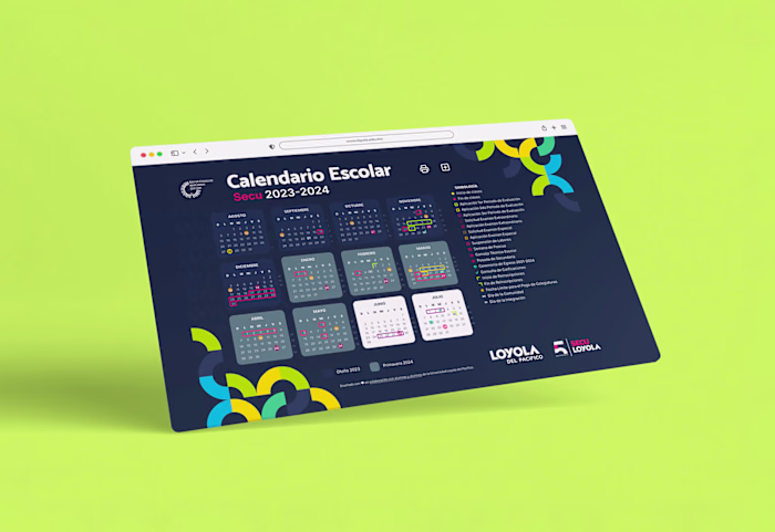 Interactive School Calendar
