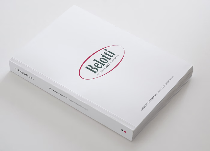 Products catalogue for a food company