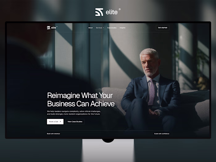 Web design for a consulting