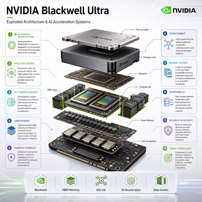 NVIDIA Blackwell Ultra Exploded Architecture