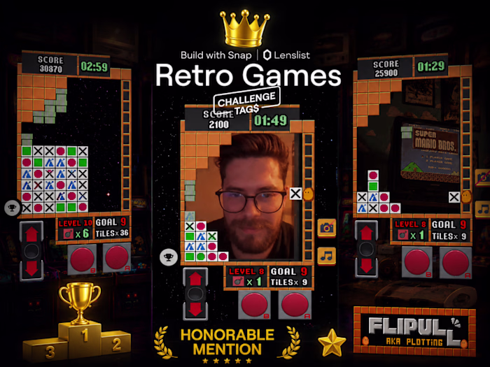 FLiPULL aka Plotting | A Retro Game Lens 