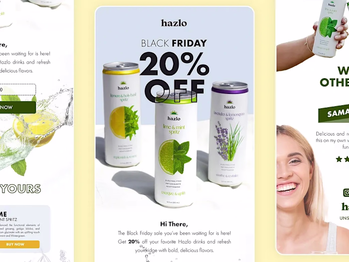 Email Campaigns, Newsletters & Black Friday Designs