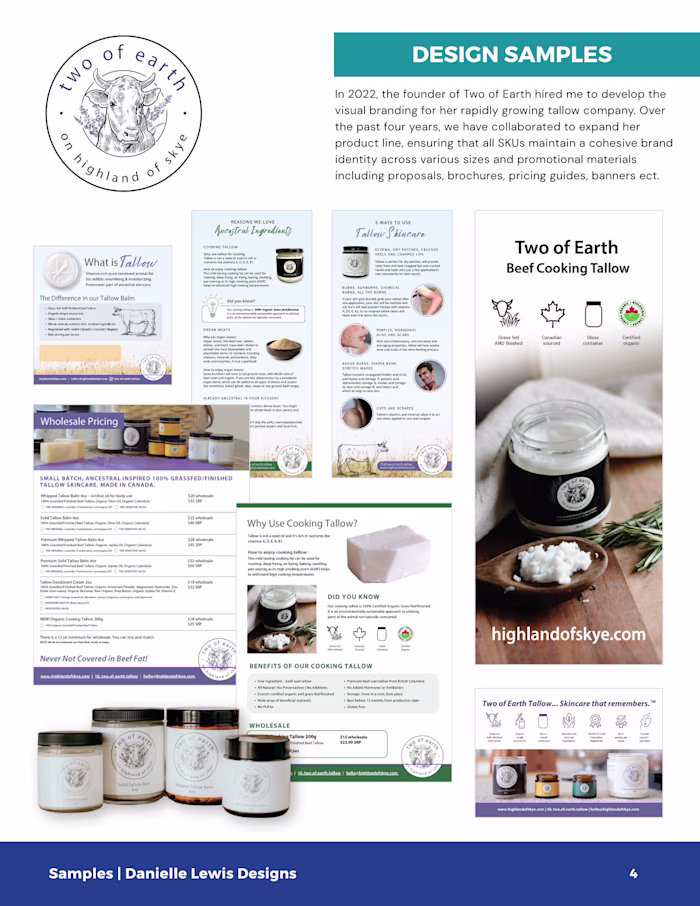 Logo design, visual brand and