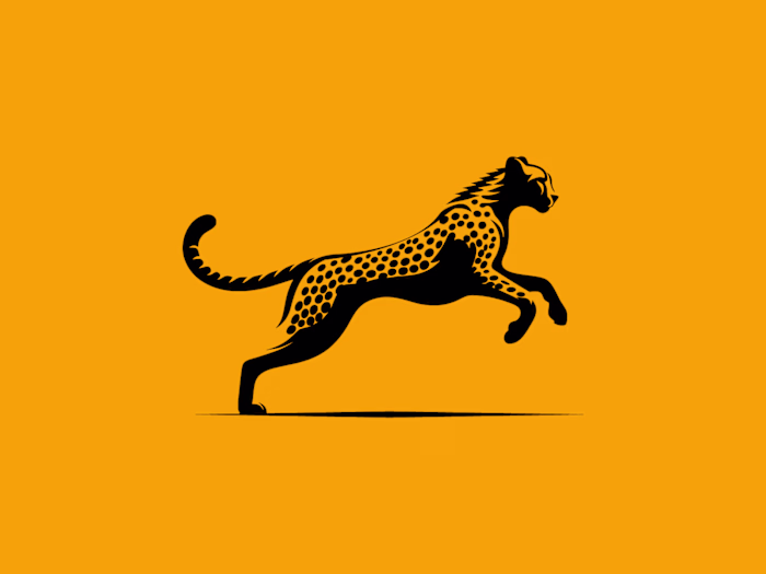 Cheetah Vector Logo Available For